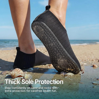 AquaGrip Barefoot Beach Shoes, Unisex Non-Slip